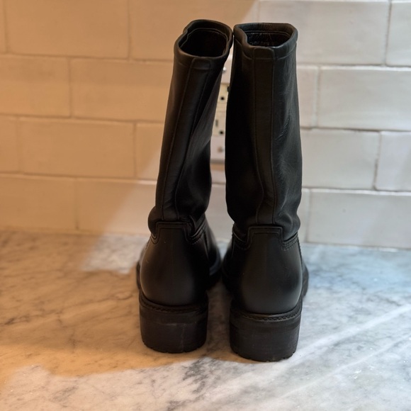 Stuart Weitzman Black Combat Boots - Picture 4 of 7